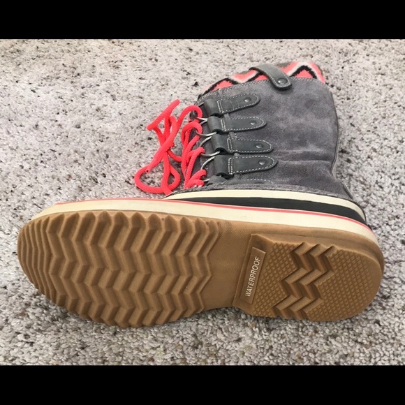 Sorel Joan Of Arctic Knit Boot II Shale 8 EUC💕 - Picture 8 of 9